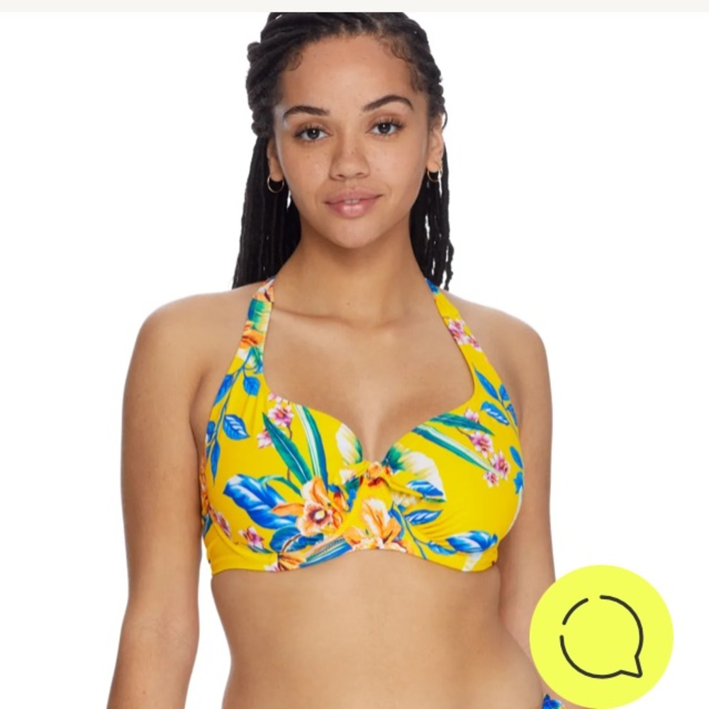 36DD NWT Pour Moi Heatwave Malibu Halter Bikini Top